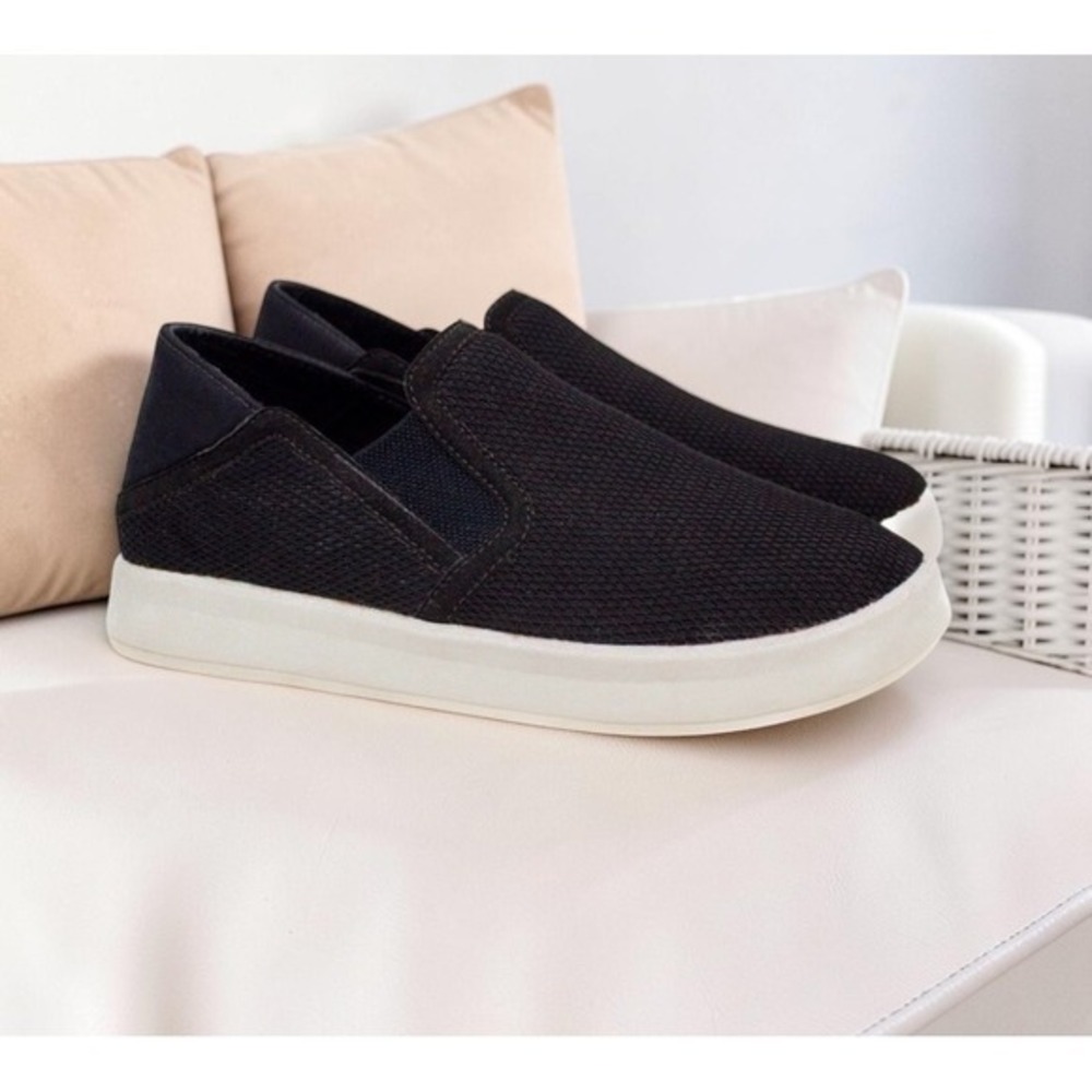 Olukai Ki'ihele Women's Sneakers Black Slip On Comfort Shoes 20452 - Picture 2 of 14